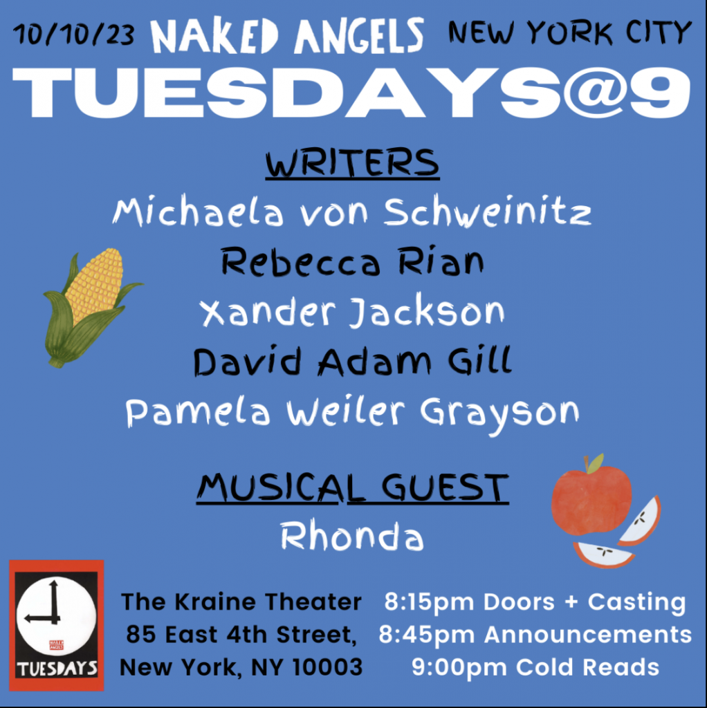 Naked Angels NYC Tuesdays@9